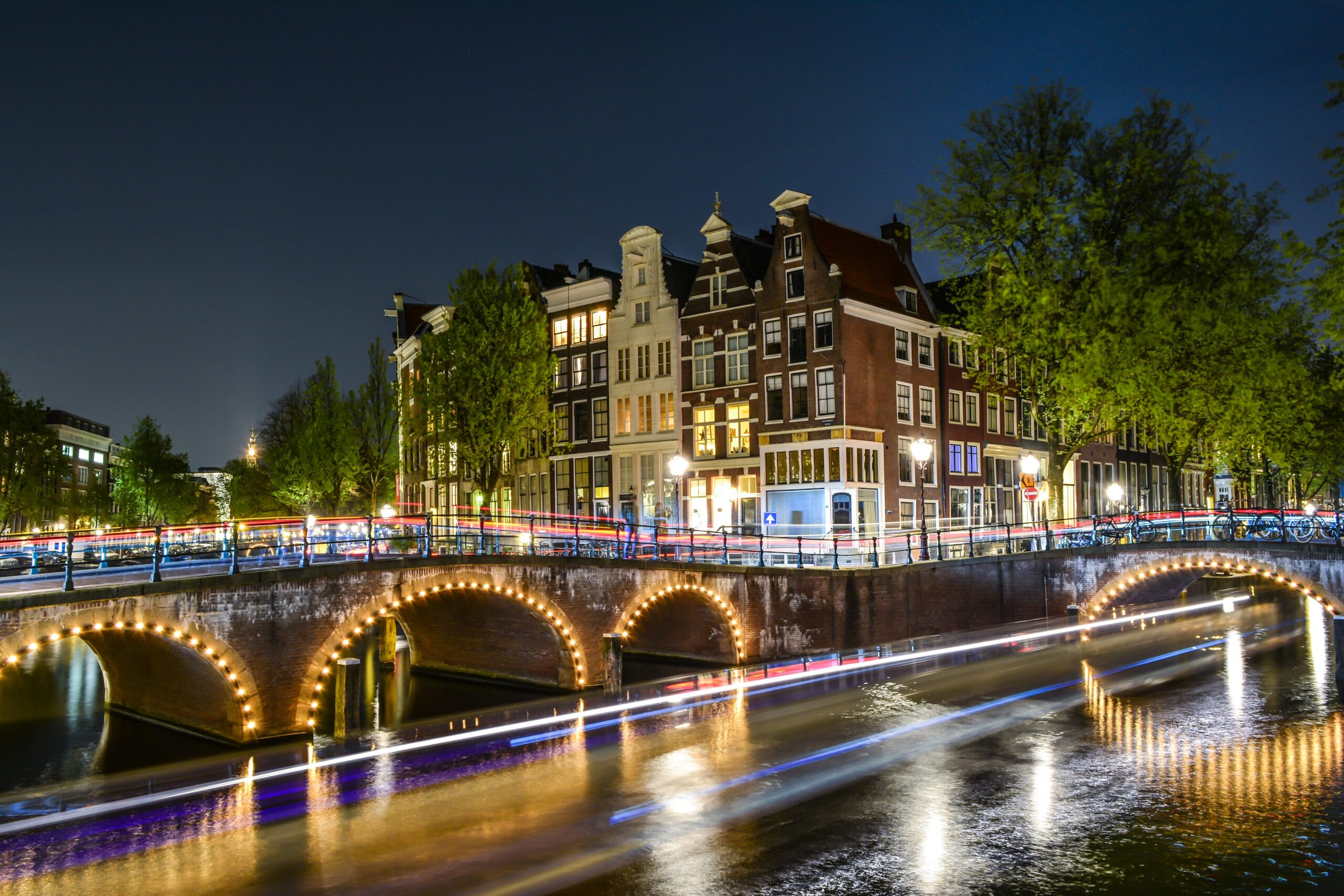 Beautiful night in Amsterdam