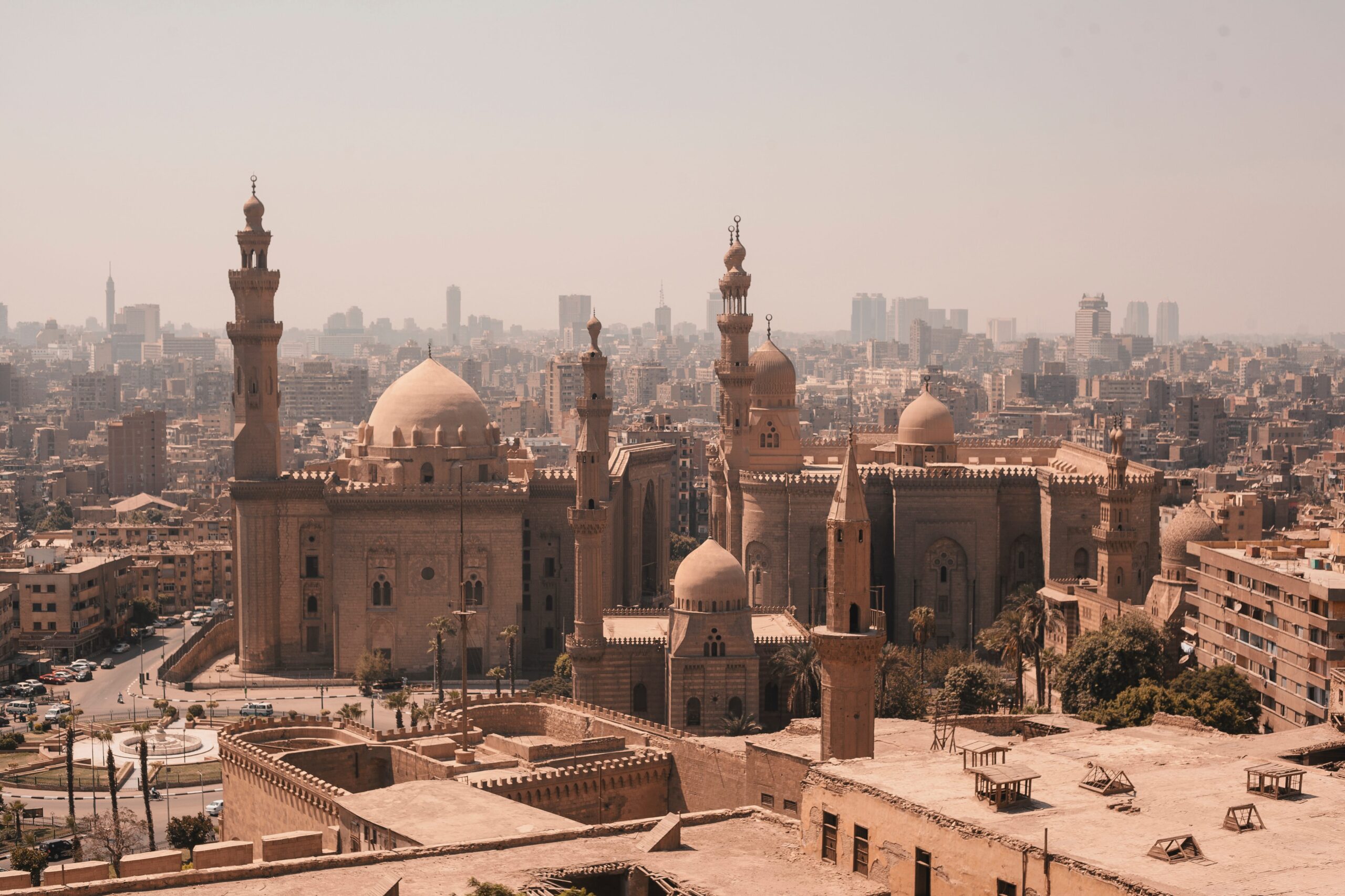 Cairo, Egypt - The Mosque of Rifai and Sultan Hassan is truly an architectural miracle