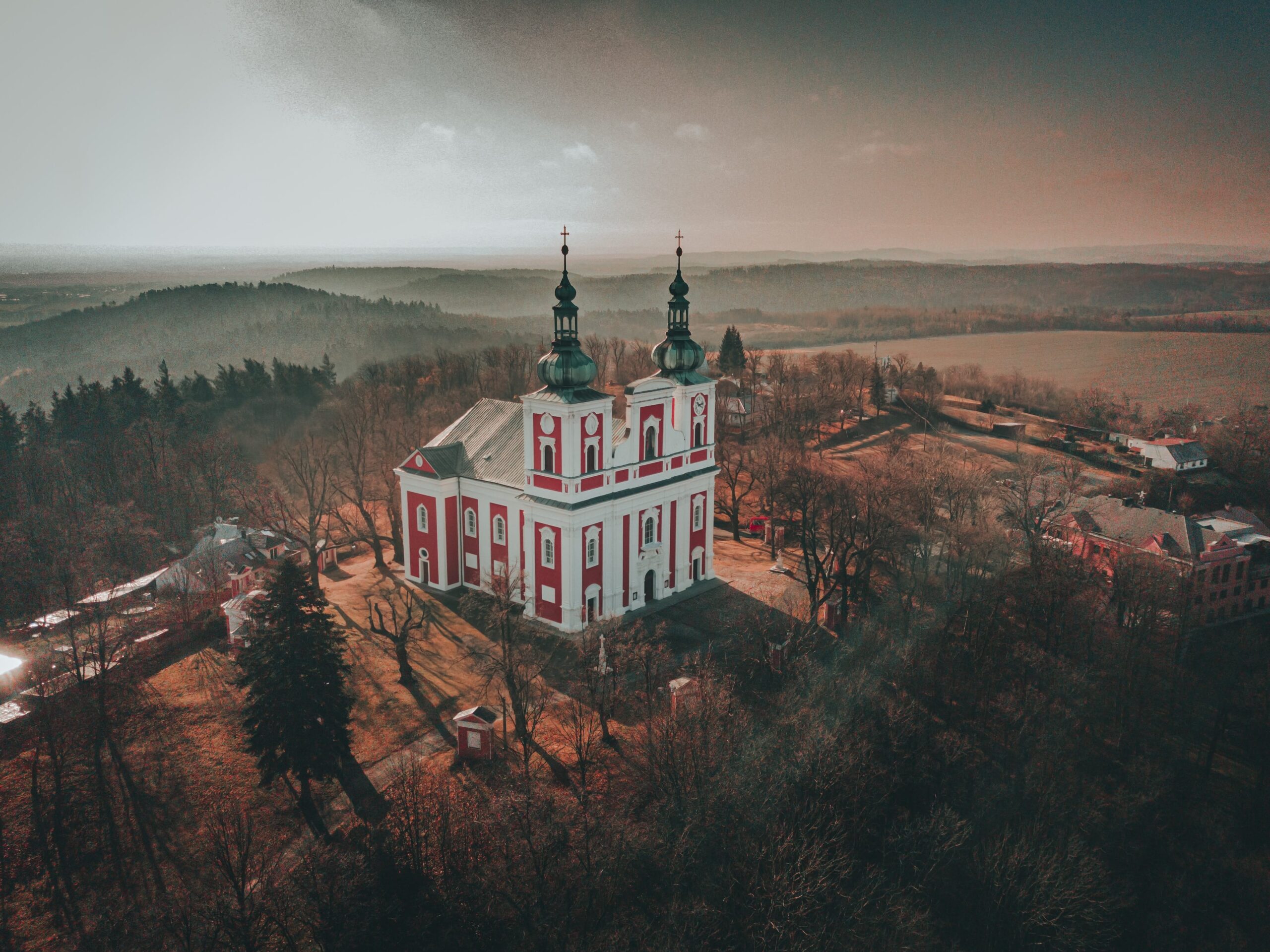 Church - Czech Republic - Drone