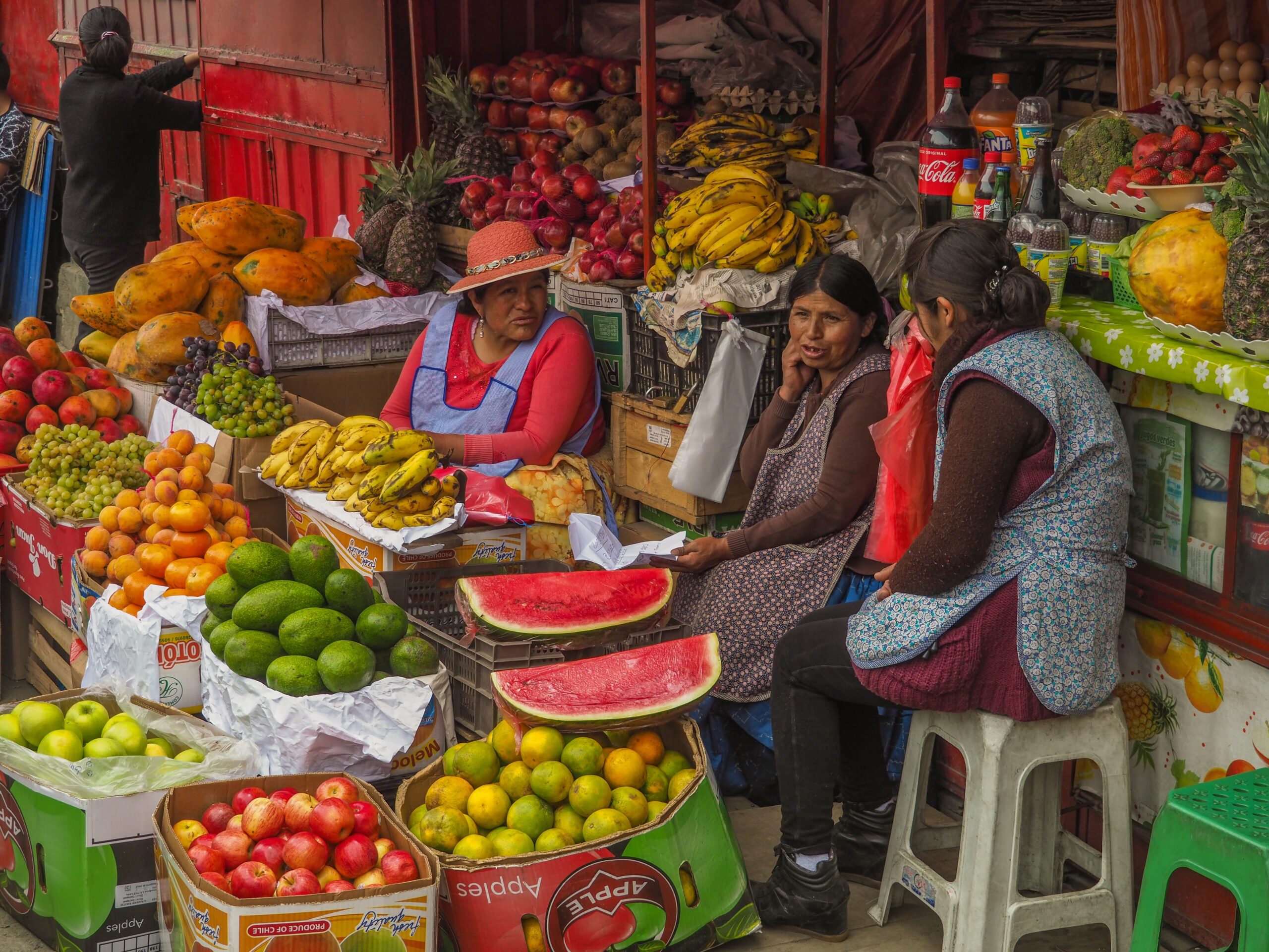Market Scene, La Paz, Bolivia