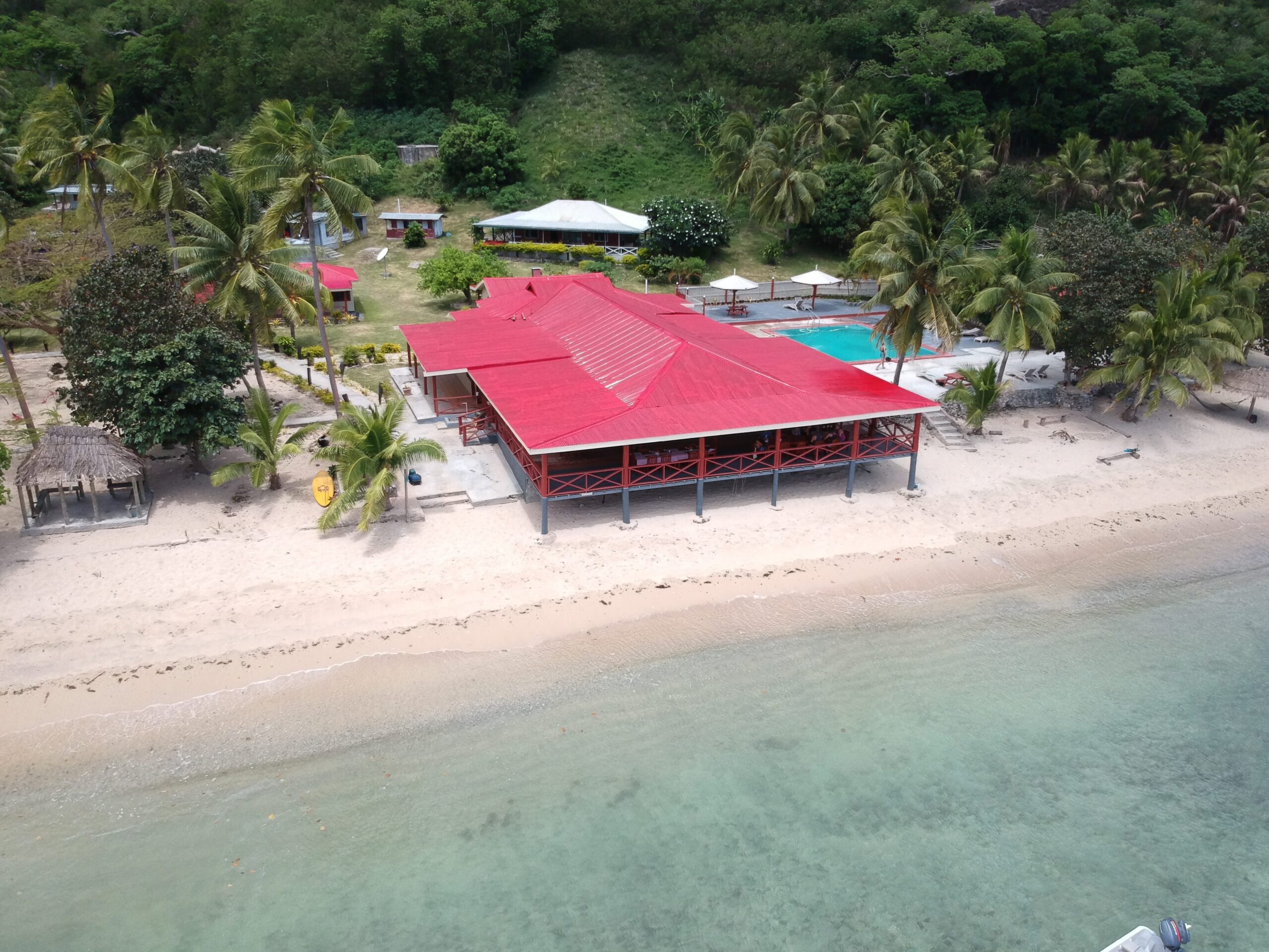 One of the best backpackers resort in Fiji called Korovou Eco Tour Resort