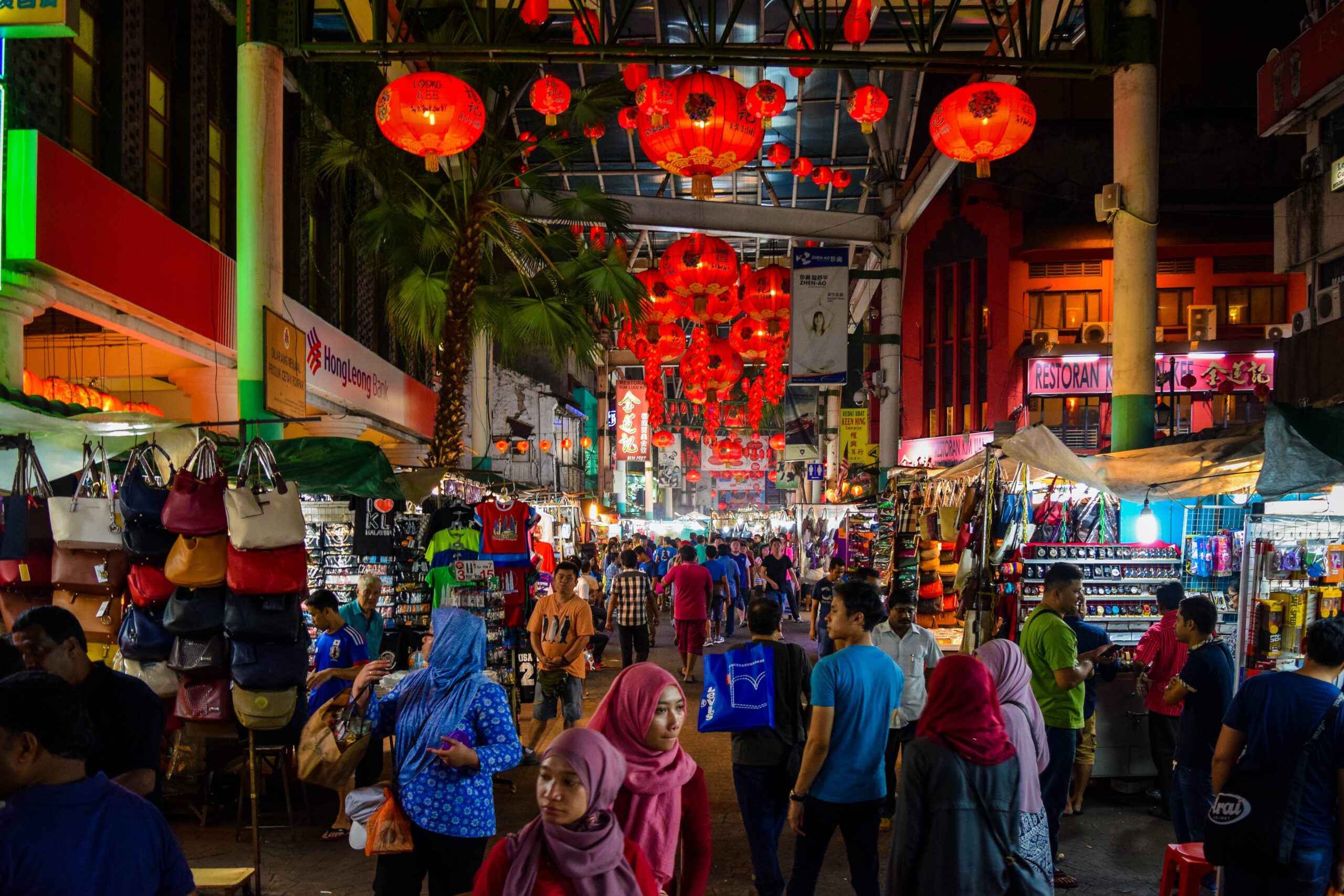 Petaling Street Market, Jalan Petaling, Kuala Lumpur City Centre, Kuala Lumpur, Federal Territory of Kuala Lumpur, Malaysia