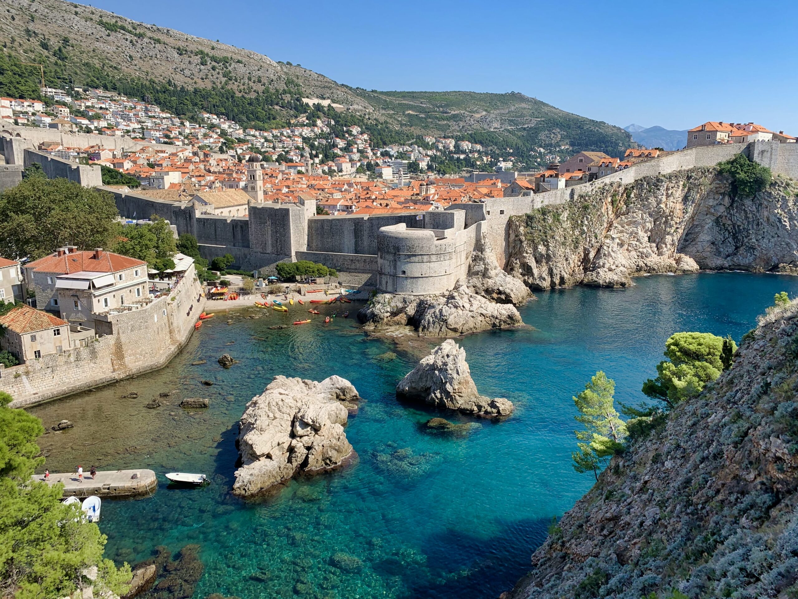 Picturesque scenery in Dubrovnik, Croatia