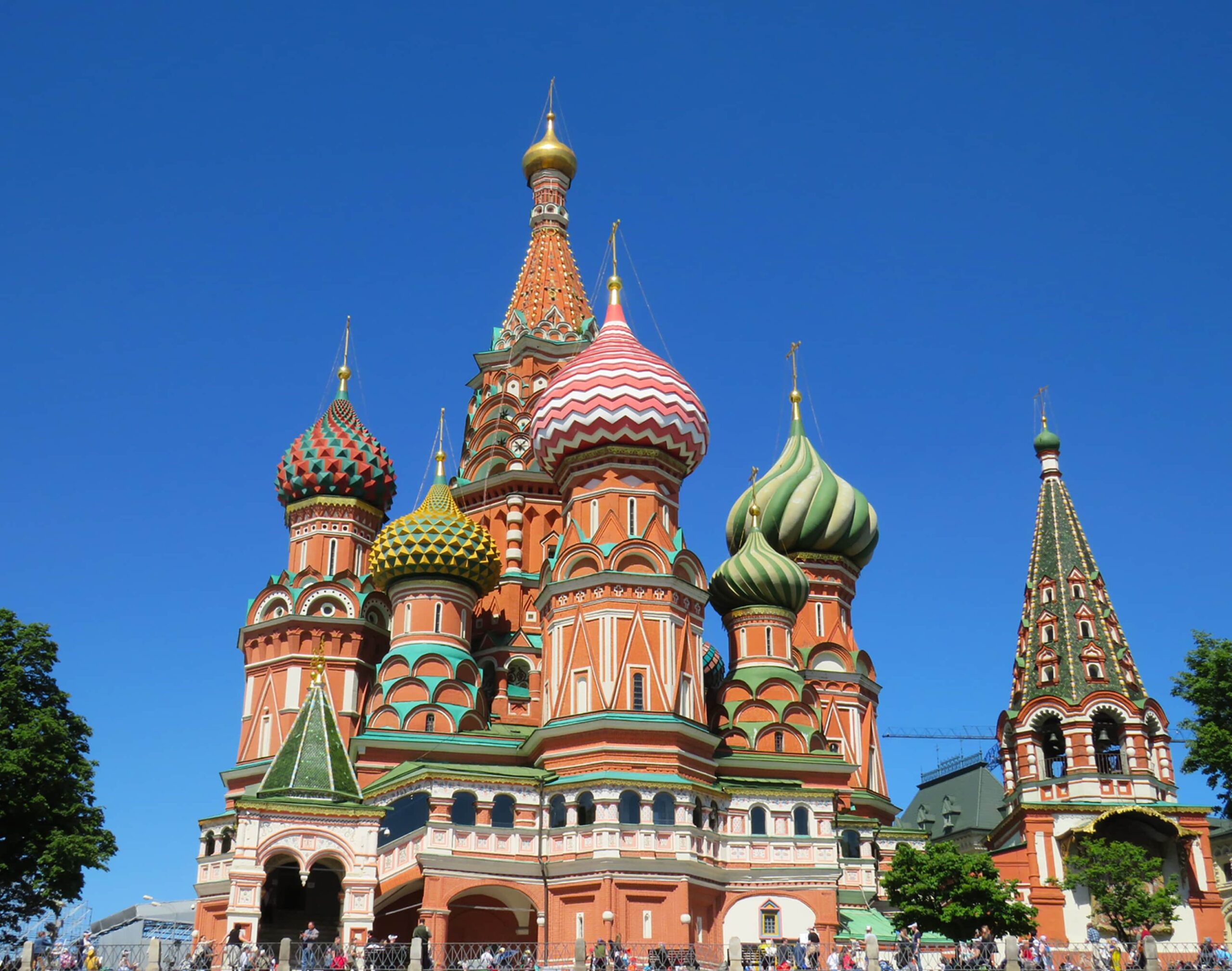 St. Basil's Cathedral on the Red Square in Moscow