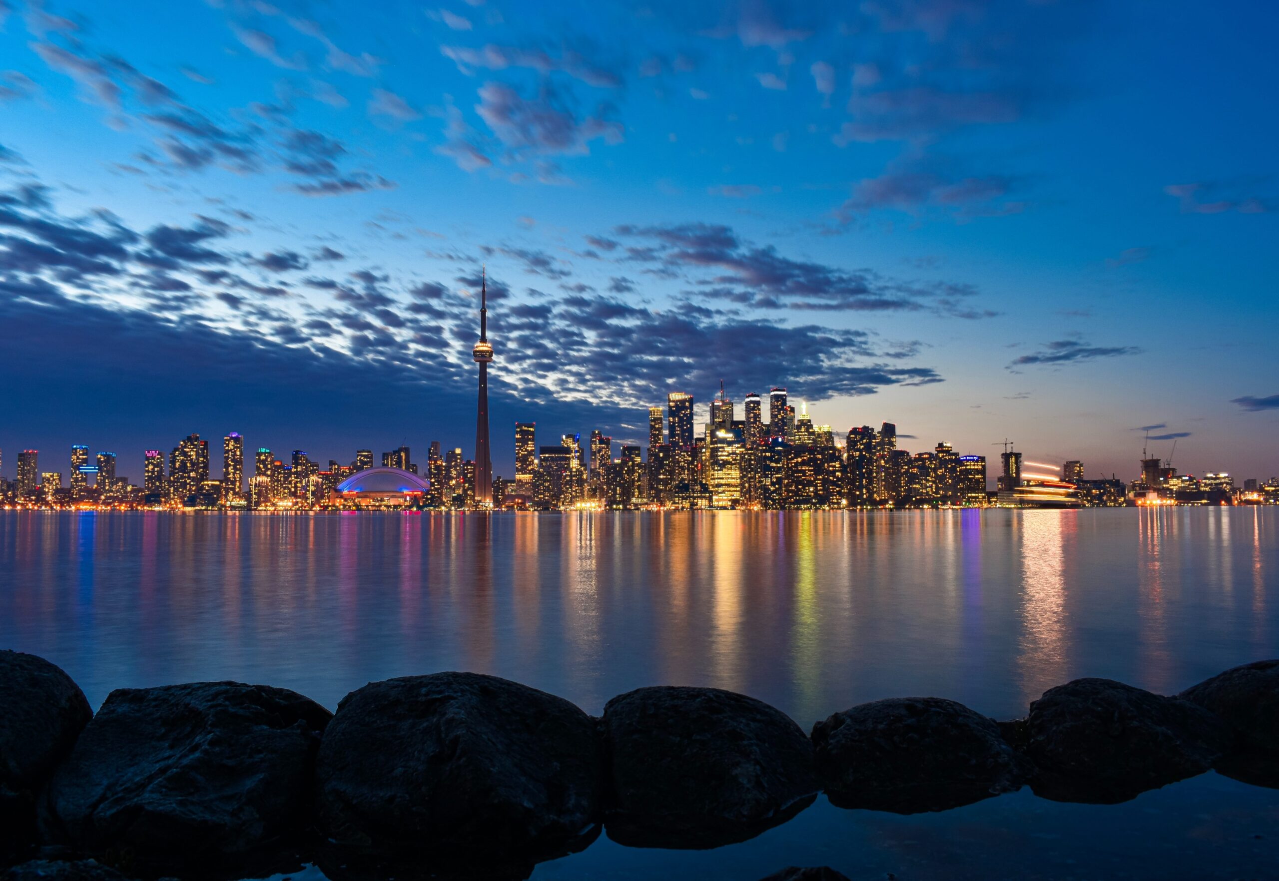 Toronto as seen from Olympic Island