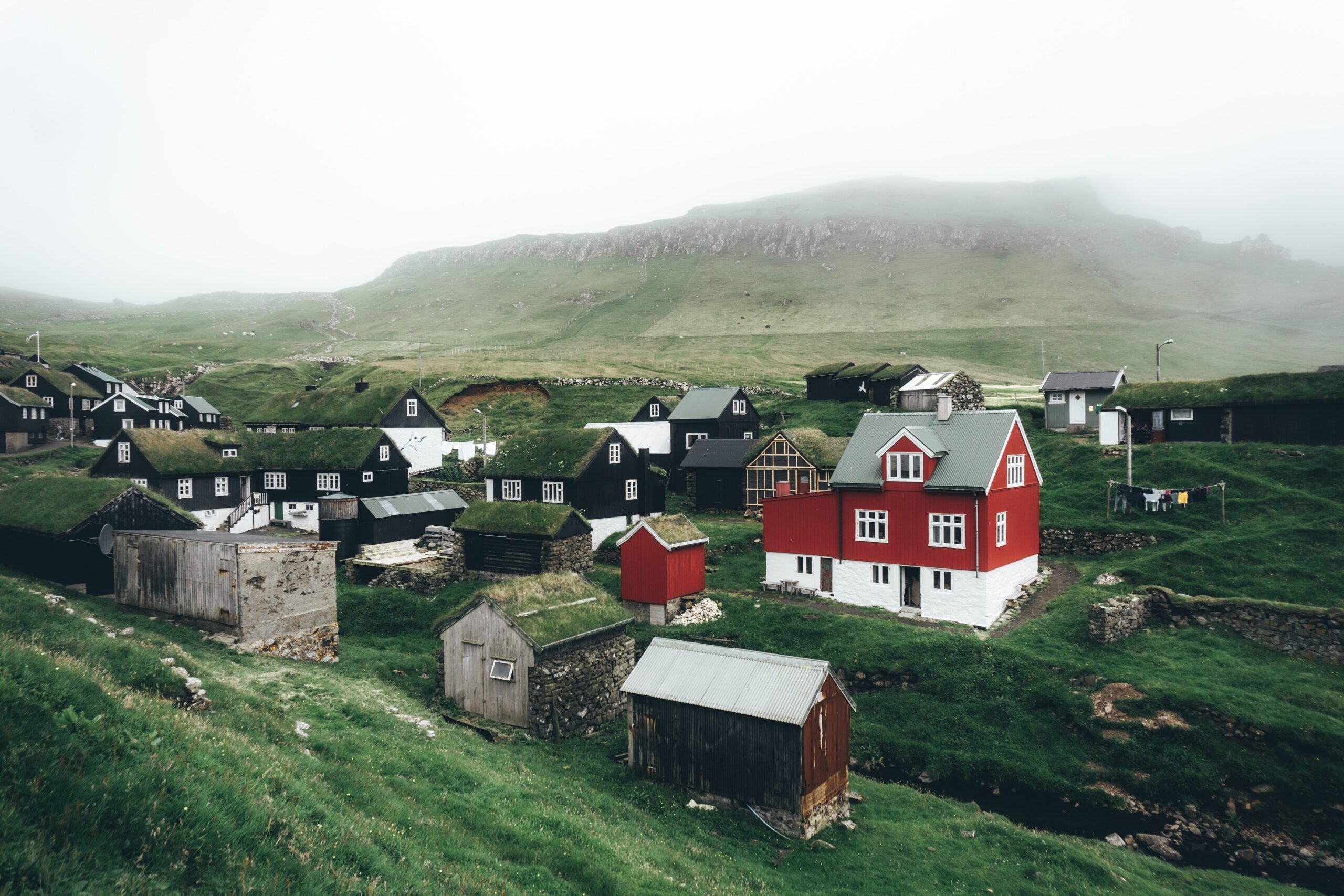 Traditional houses of Faroe Islands – Mykines